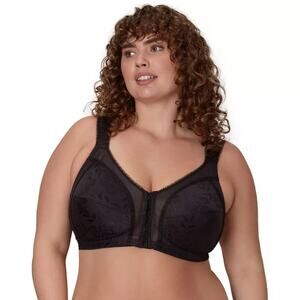 Playtex Women's 38C Black 18 Hour Front-Closure Flex Back Wireless Bra B30-4